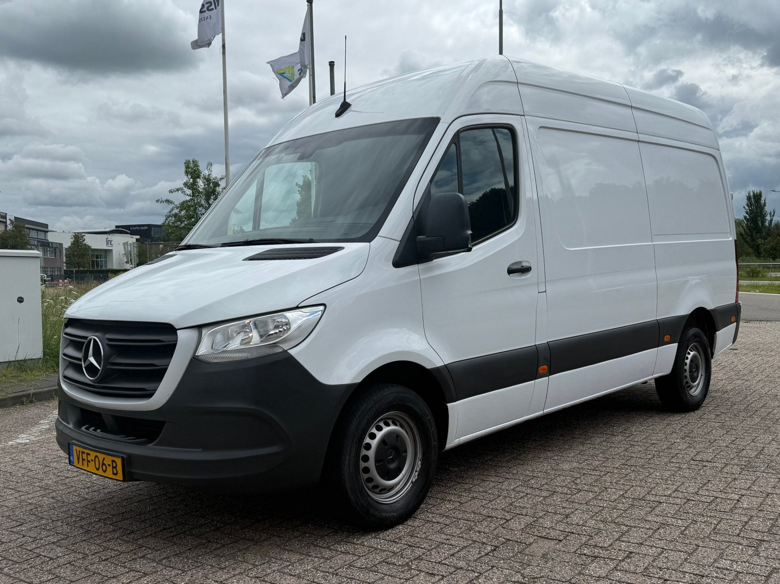 Mercedes-Benz Sprinter 2.1 CDI 316 2020 Wit Automaat L2 H2, Automaat, Zwart, 4 cilinders, Bedrijf