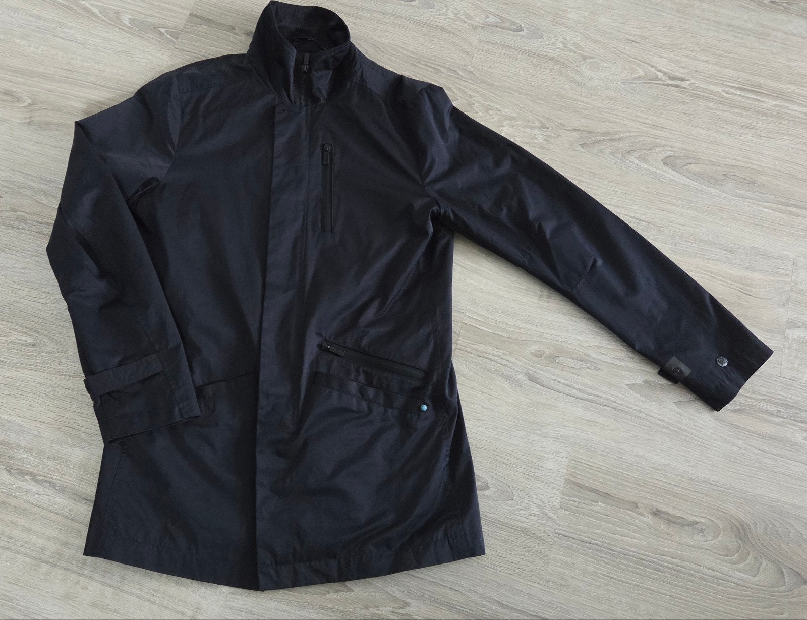 Cast Iron donkerblauwe zomerjas maat M, Ophalen of Verzenden, Zo goed als nieuw, Blauw