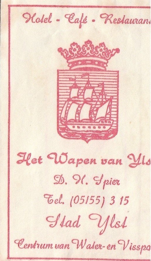 Het Wapen van IJlst - D Spier - water en vissport, Ophalen of Verzenden