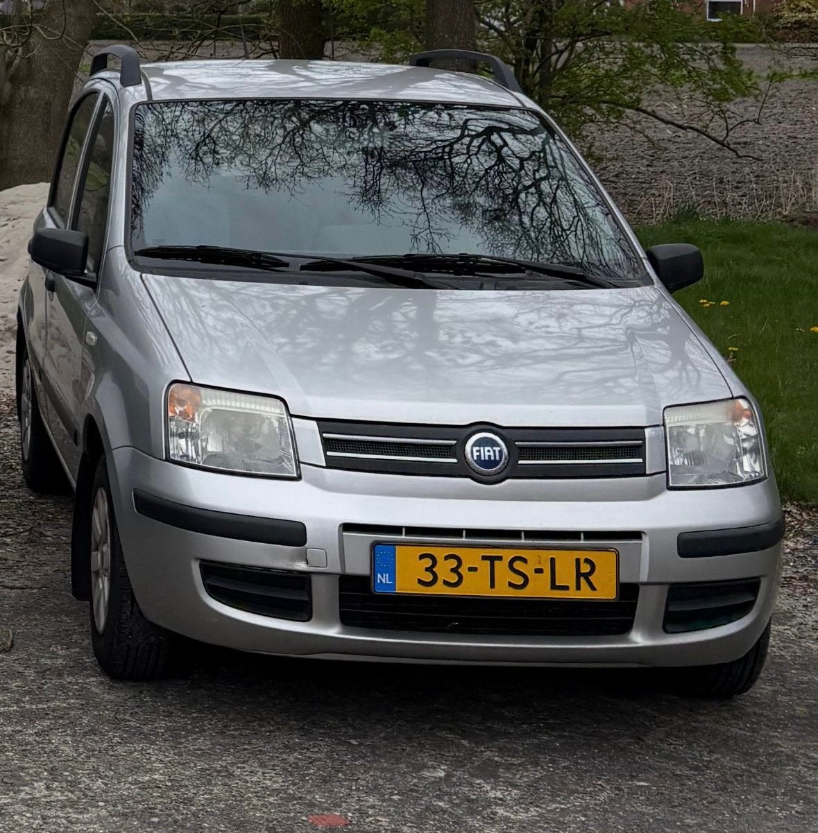 Fiat Panda 1.2 44KW 60PK 2007 Grijs, Auto's, Fiat, Voorwielaandrijving, Origineel Nederlands, Bedrijf, Handgeschakeld