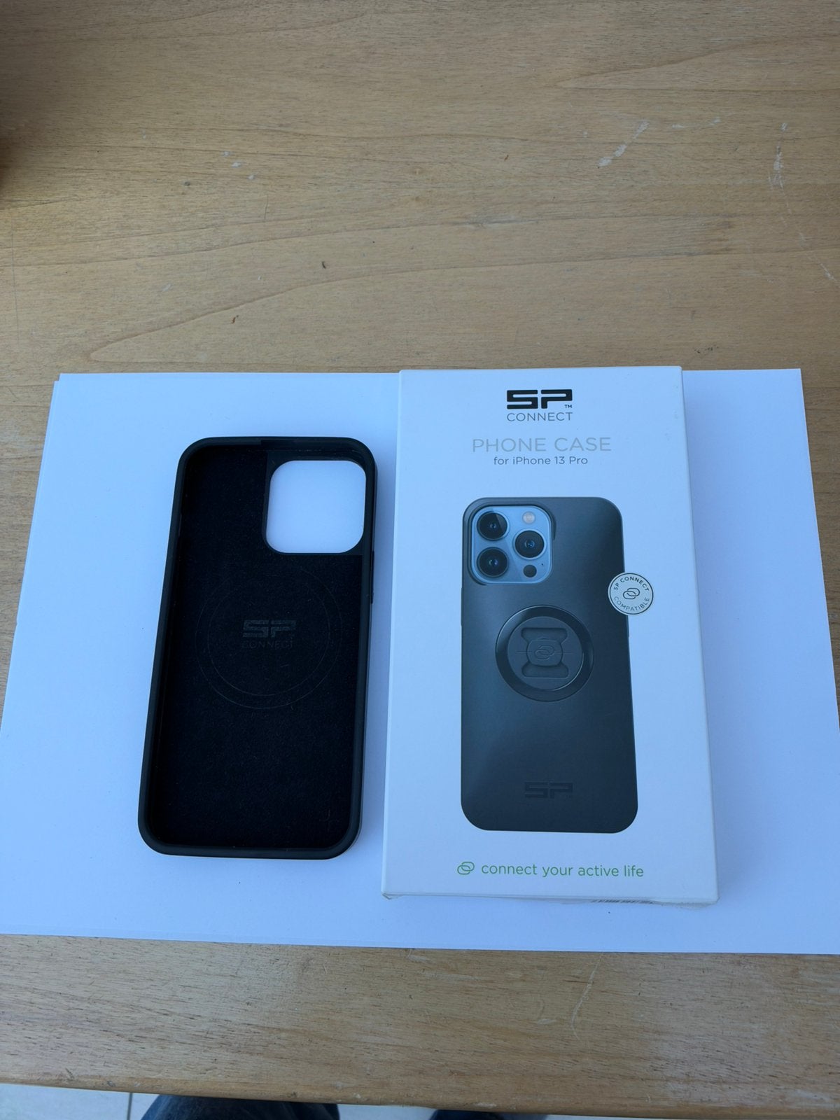 SP Connect iPhone 13 Pro Hoesje – Draadloos Opladen – Zwart, Ophalen, Zo goed als nieuw, IPhone 13 Pro