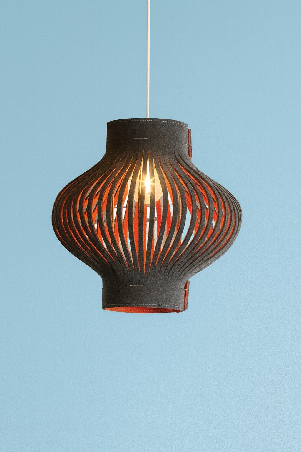 1x Buzzilight Mono akoestische dempende hanglamp vilt bruin, Ophalen, 1x Buzzilight Mono akoestische dempende hanglamp vilt bruin