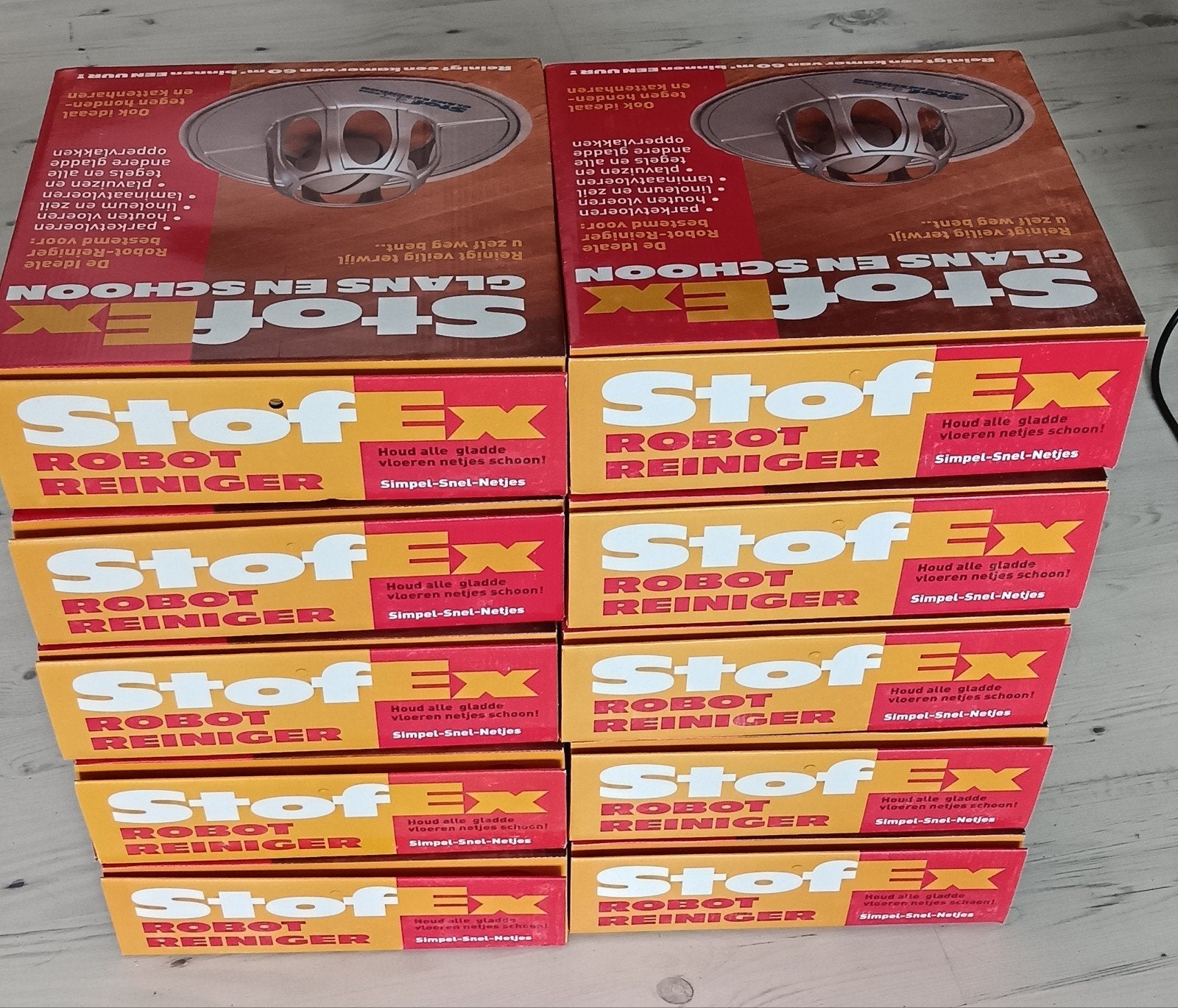 Partij stofex robot reiniger/robotstofzuiger nieuw in doos, Witgoed en Apparatuur, Stofzuigers, Ophalen of Verzenden, Nieuw, Robotstofzuiger