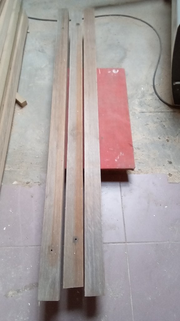 Hardhouten palen, Ophalen, Gebruikt, 180 tot 250 cm, Palen