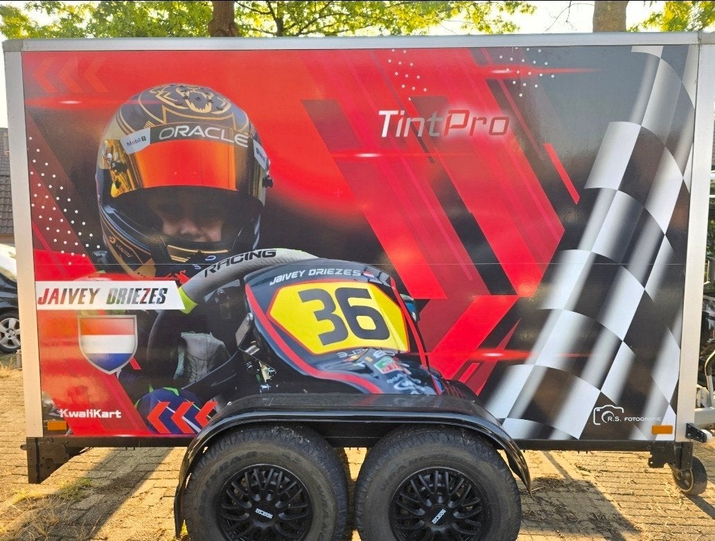 Professionele Karttrailer - 300 x 155 x 185, Ophalen, Zo goed als nieuw