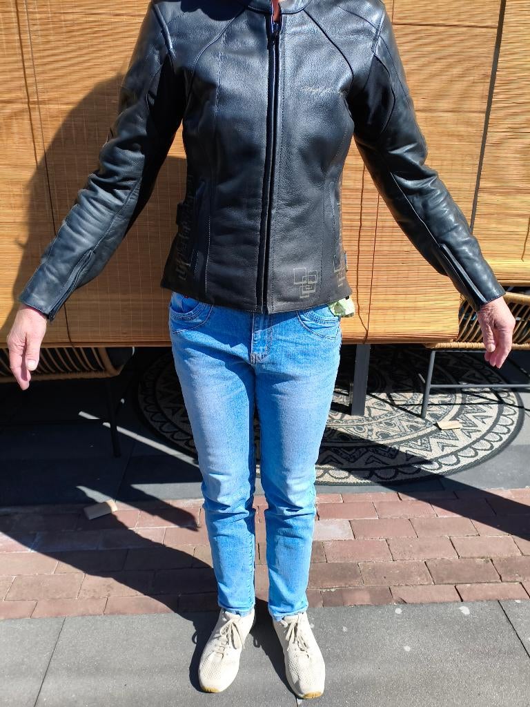 DIFI lederen dames motorjack mt 36 nieuw, Motoren, Ophalen, Difi, Jas | leer, Nieuw zonder kaartje
