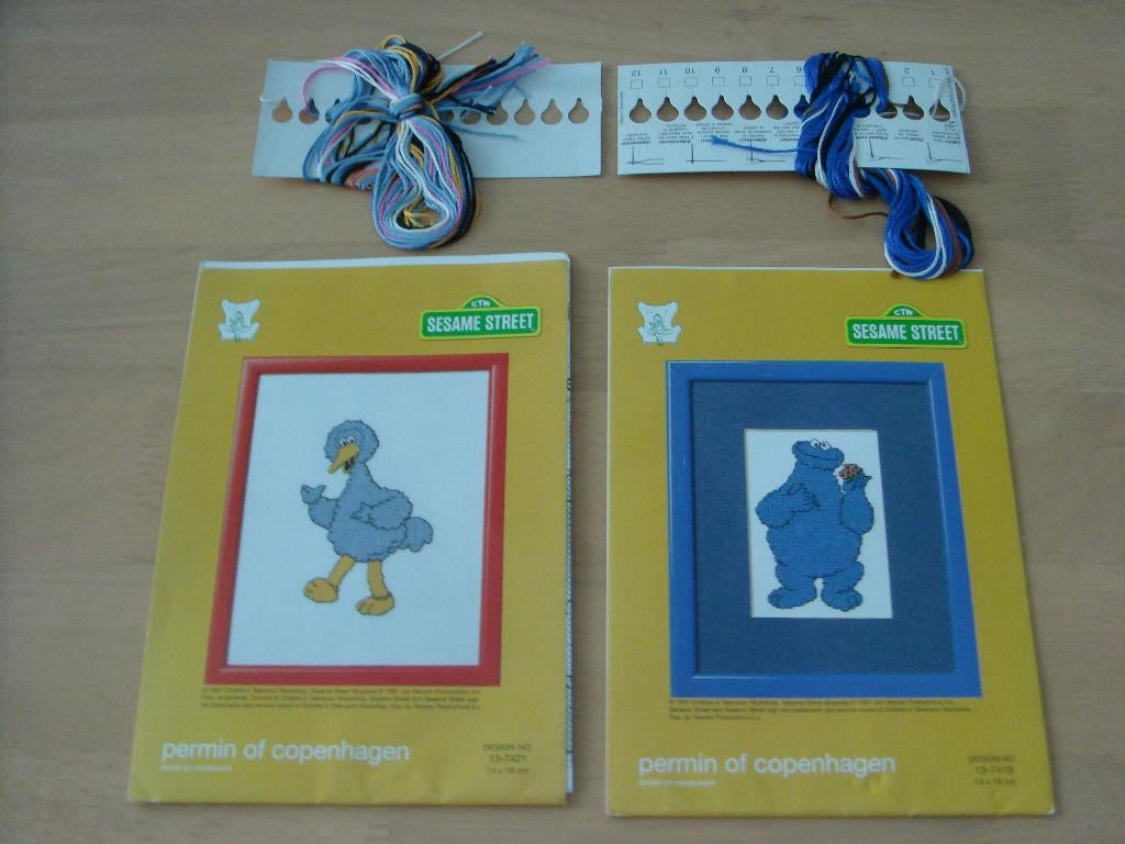 Sesamstraat, Kinderen en Baby's, Speelgoed | Knuffels en Pluche, Ophalen of Verzenden, Nieuw, Overige typen, Handgemaakt