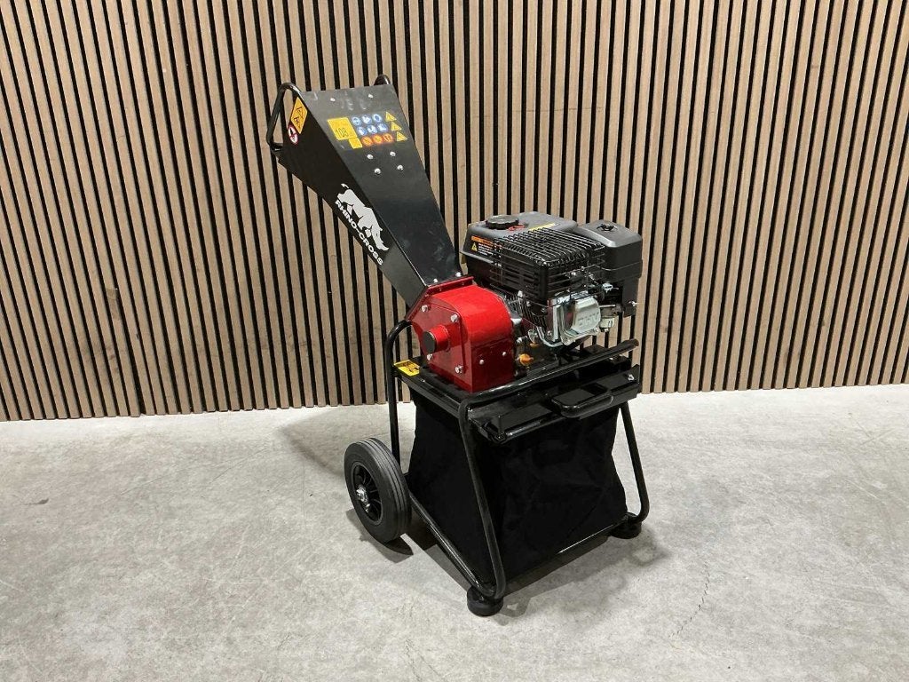 Rhino cross houthakselaar benzine of elektrisch‼️, Ophalen, Nieuw, Met opvangzak