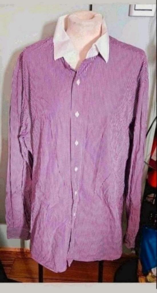 Polo Ralph Lauren overhemd, Kleding | Heren, Ophalen of Verzenden, Zo goed als nieuw, Paars, Ralph Lauren