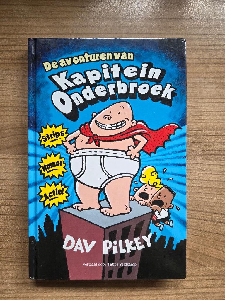 Boek Kapitein Onderbroek, Boeken, Cartoons, Dav Pilkey, Ophalen, Gelezen