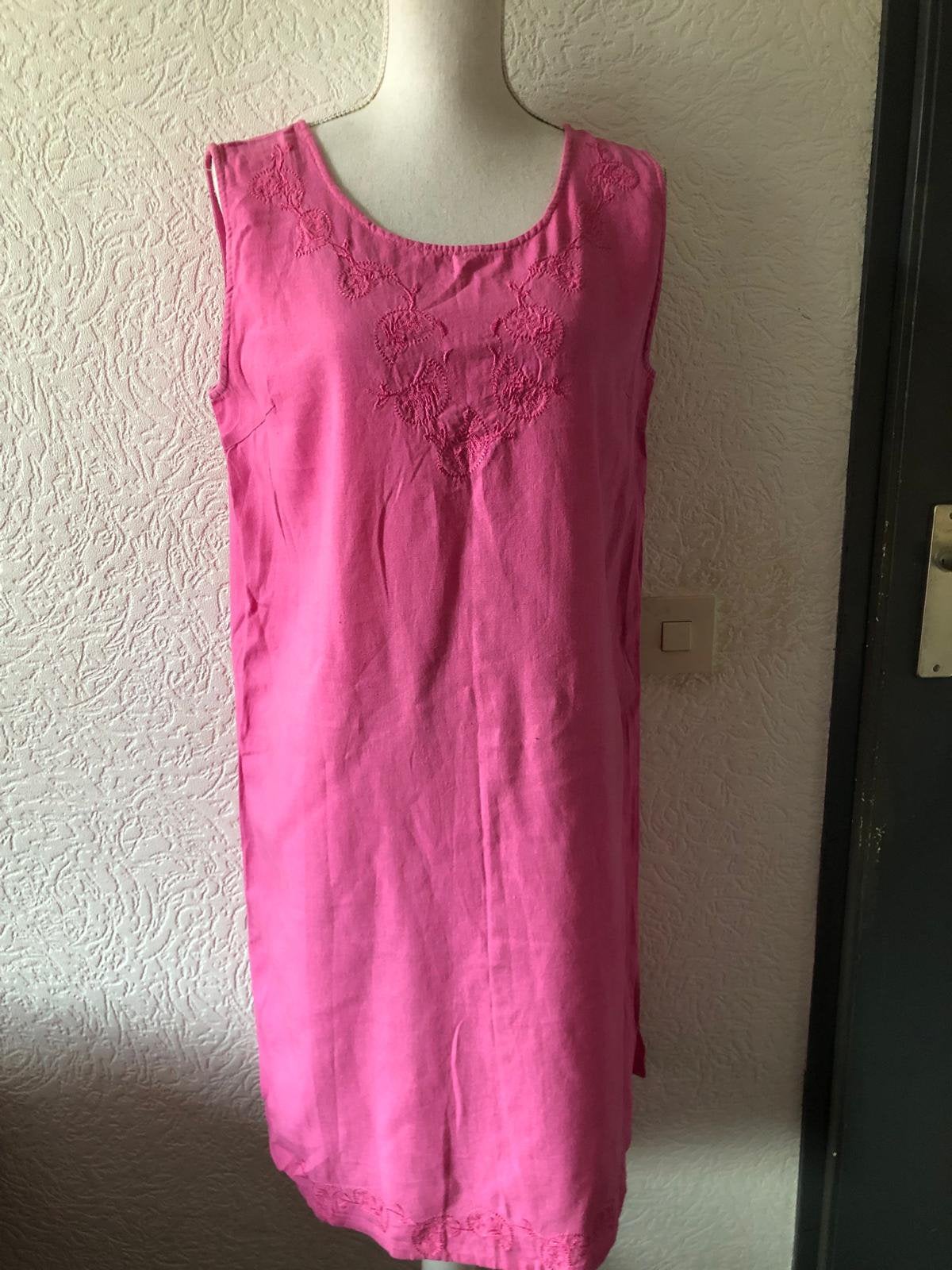 Maat L - katoen/ flax mix tuniek / top van NEW STYLE -, Maat 42/44 (L), Ophalen of Verzenden, Zo goed als nieuw, Knielengte