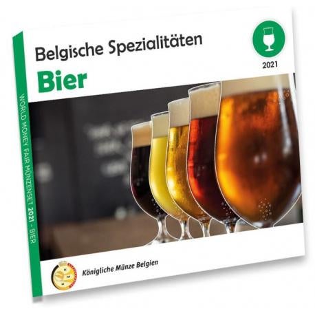 Te koop World Money Fair set België 2021 Bier, Ophalen of Verzenden, Overig, Setje