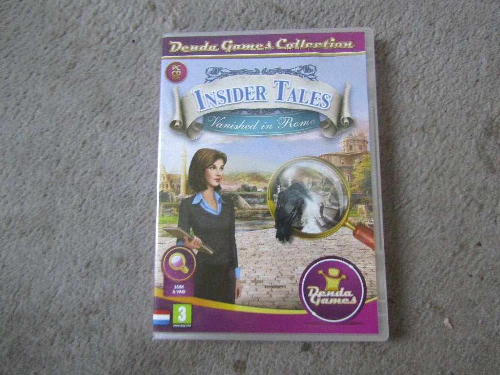 CD-rom spel: Insider tales - Vanished in Rome, Denda games, Spelcomputers en Games, Games | Pc, Puzzel en Educatief, Gebruikt