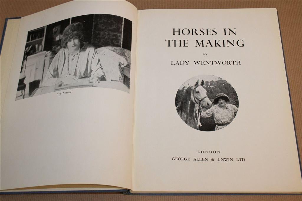 Horses in the Making — Lady Wentworth Paardenfokkerij, 1951, Ophalen of Verzenden, Gelezen