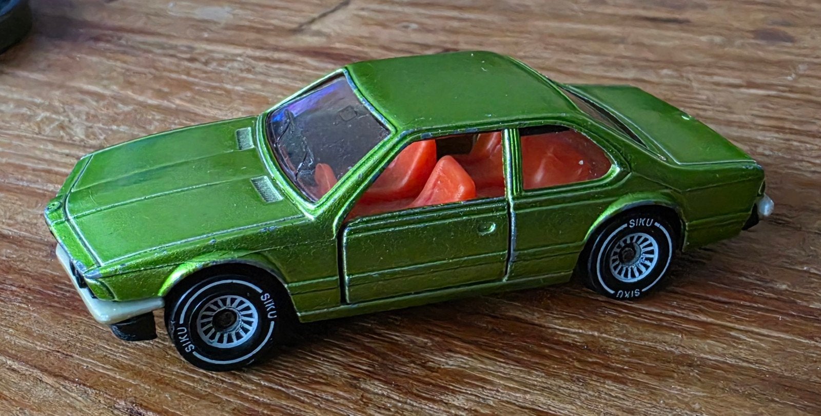 Siku BMW 633 CSi Groen - Vintage Speelgoedauto, Ophalen of Verzenden, Gebruikt