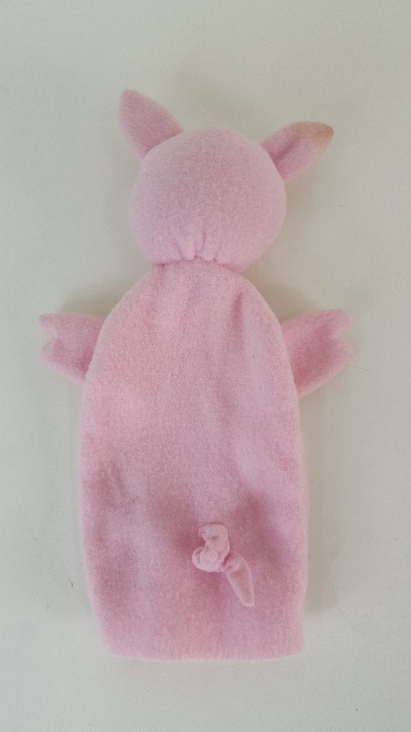 Knuffel Handpop Varken, Varkentje van de Hema. Roze. 2A5, Kinderen en Baby's, Speelgoed | Knuffels en Pluche, Tweedehands verkoop