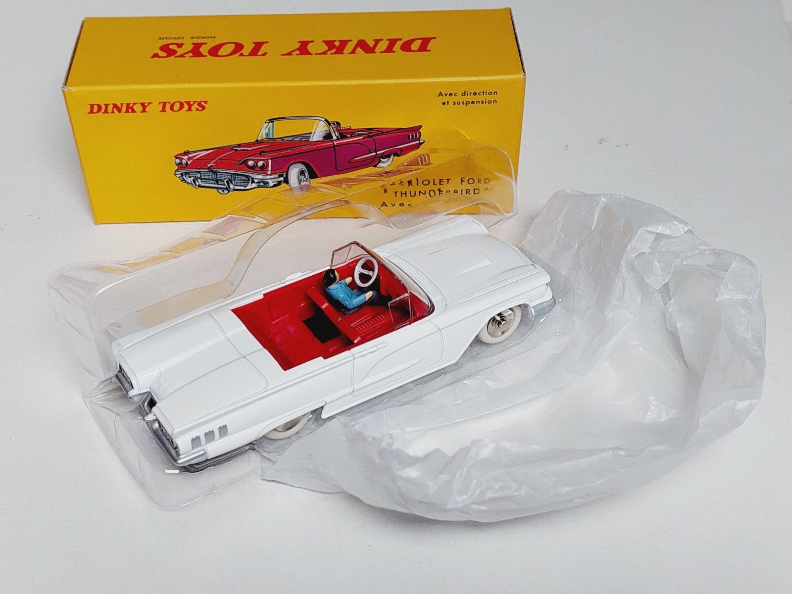 Dinky Toys Atlas 555 Ford Thunderbird '58 Kersteditie 2011, Ophalen of Verzenden, Nieuw, Auto, Dinky Toys