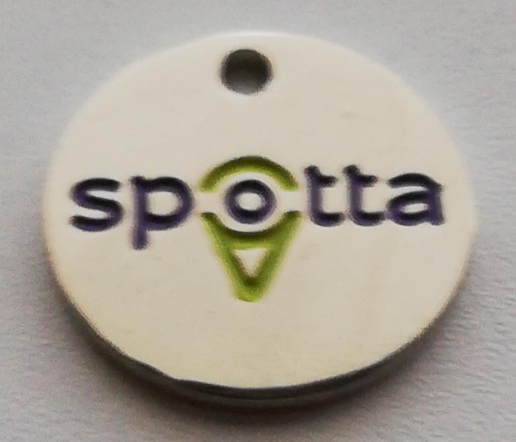 Winkelwagenmuntje van Spotta reclamefolders, Ophalen of Verzenden