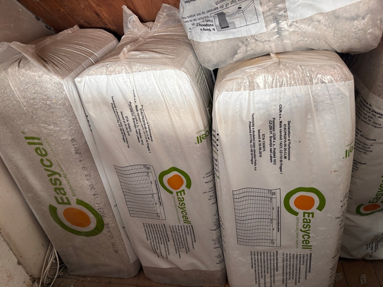 Easycell isolatie 8x 12,5 kg verpakking, Ophalen, Overige materialen, 12 cm of meer, Nieuw