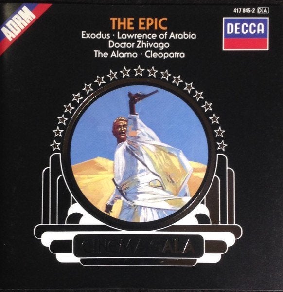 EPIC Exodus & Lawrence of Arabia CD DECCA SOUNDTRACK, Ophalen of Verzenden, Modernisme tot heden, Gebruikt, Orkest of Ballet