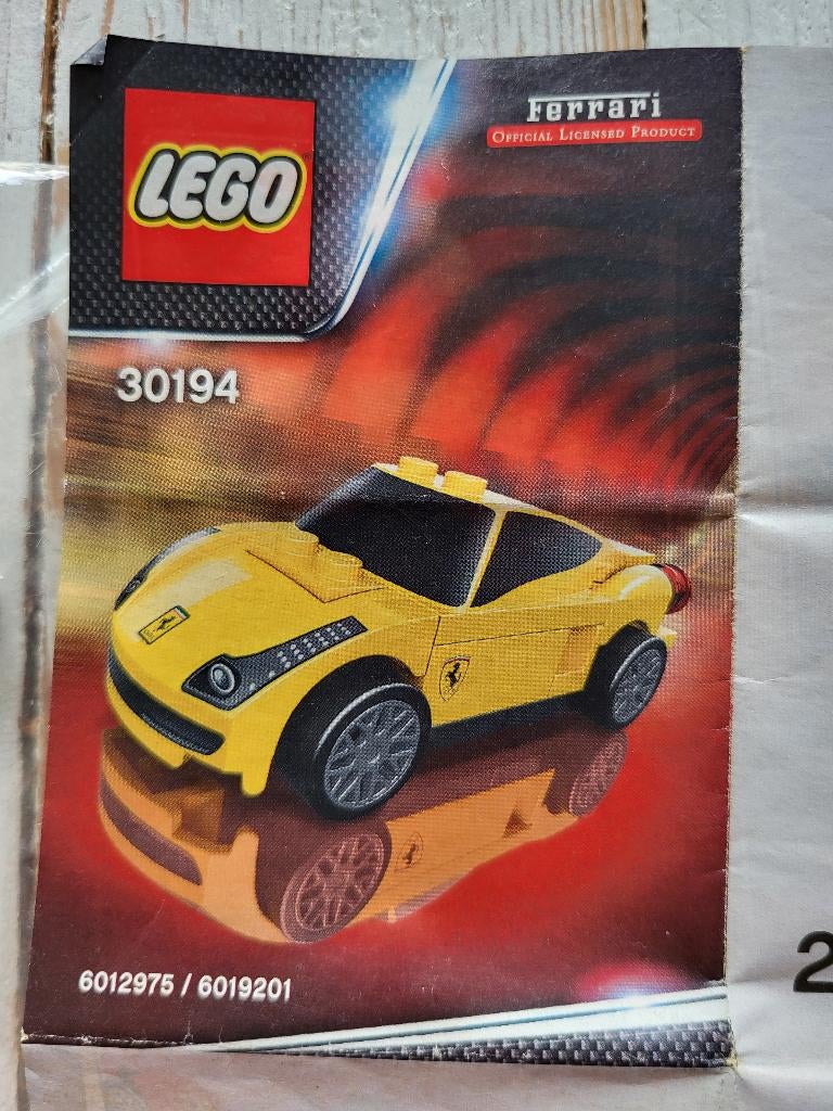 Lego - Gele Ferrari - 30194, Lego, Compleet, Ophalen of Verzenden, Complete set