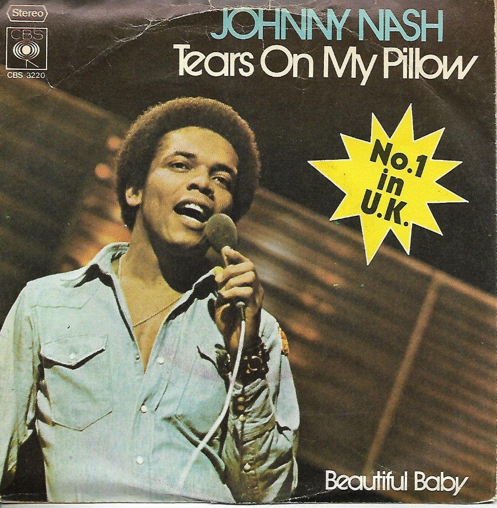 Johnny Nash - Tears on my pillow, Ophalen of Verzenden, Gebruikt, 7 inch, Pop
