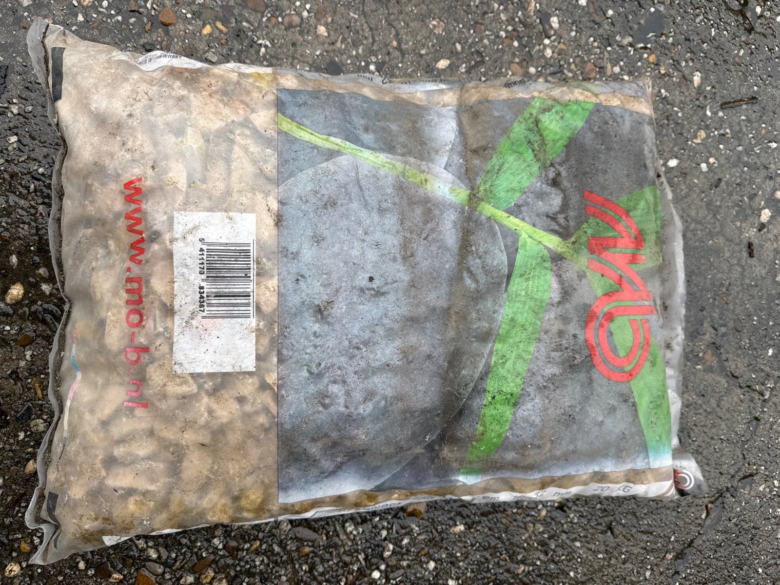 Siergrind Grauwacke Split 16-32 mm - 20 kg zak. 59 zakken, Ophalen, Overige materialen, Nieuw, Split
