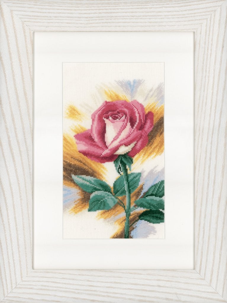 Borduurpakket Shy rose pn0148258, ., Nieuw, Ophalen of Verzenden, .