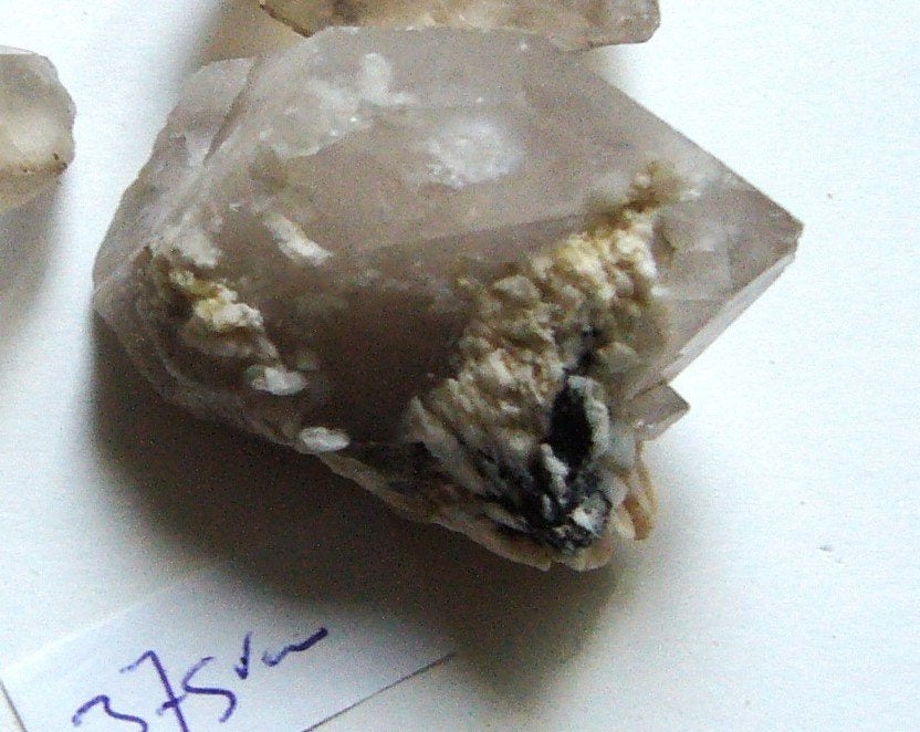 rookkwarts 37gr mineraal edelsteen bergkristal kwarts punt, Ophalen of Verzenden, Mineraal