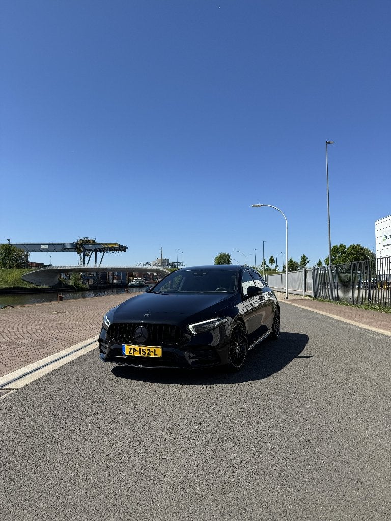 Mercedes A220 AMG Night | Burmester | Pano | Memory | Sfeer, Parkeerassistent, Zwart, Overige kleuren, Particulier