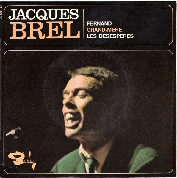 FRANSE EP SINGLE JACQUES BREL FERNAND, Verzenden, 7 inch, Zo goed als nieuw, EP