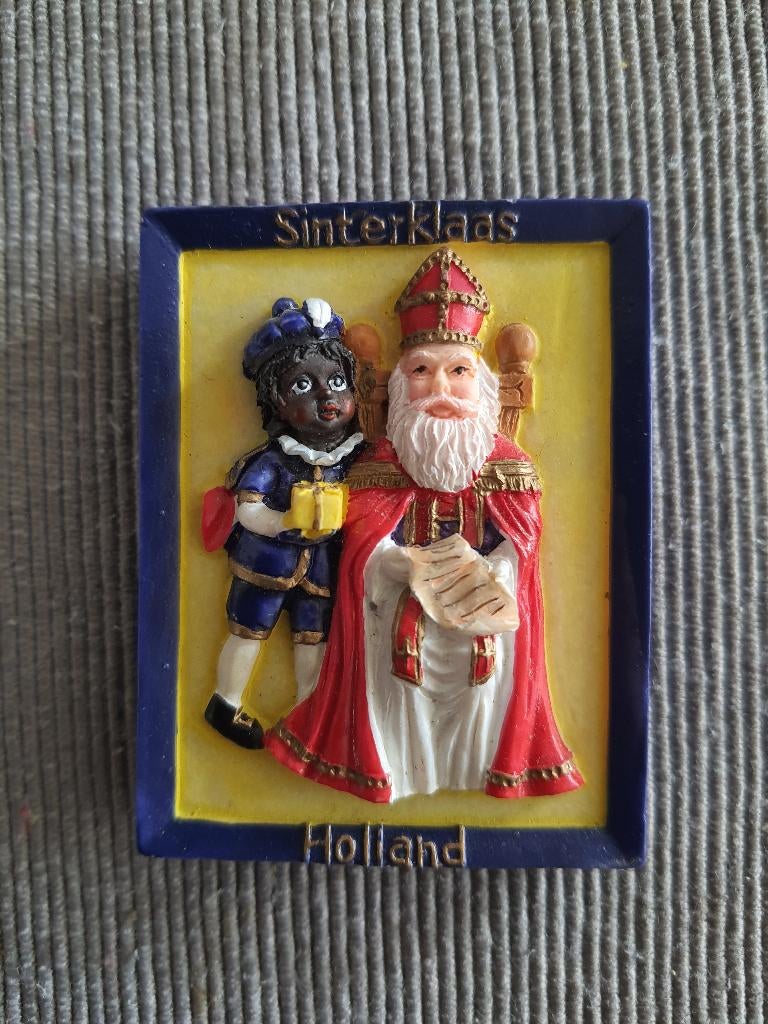 Sinterklaas magneet met piet, Ophalen of Verzenden, Nieuw
