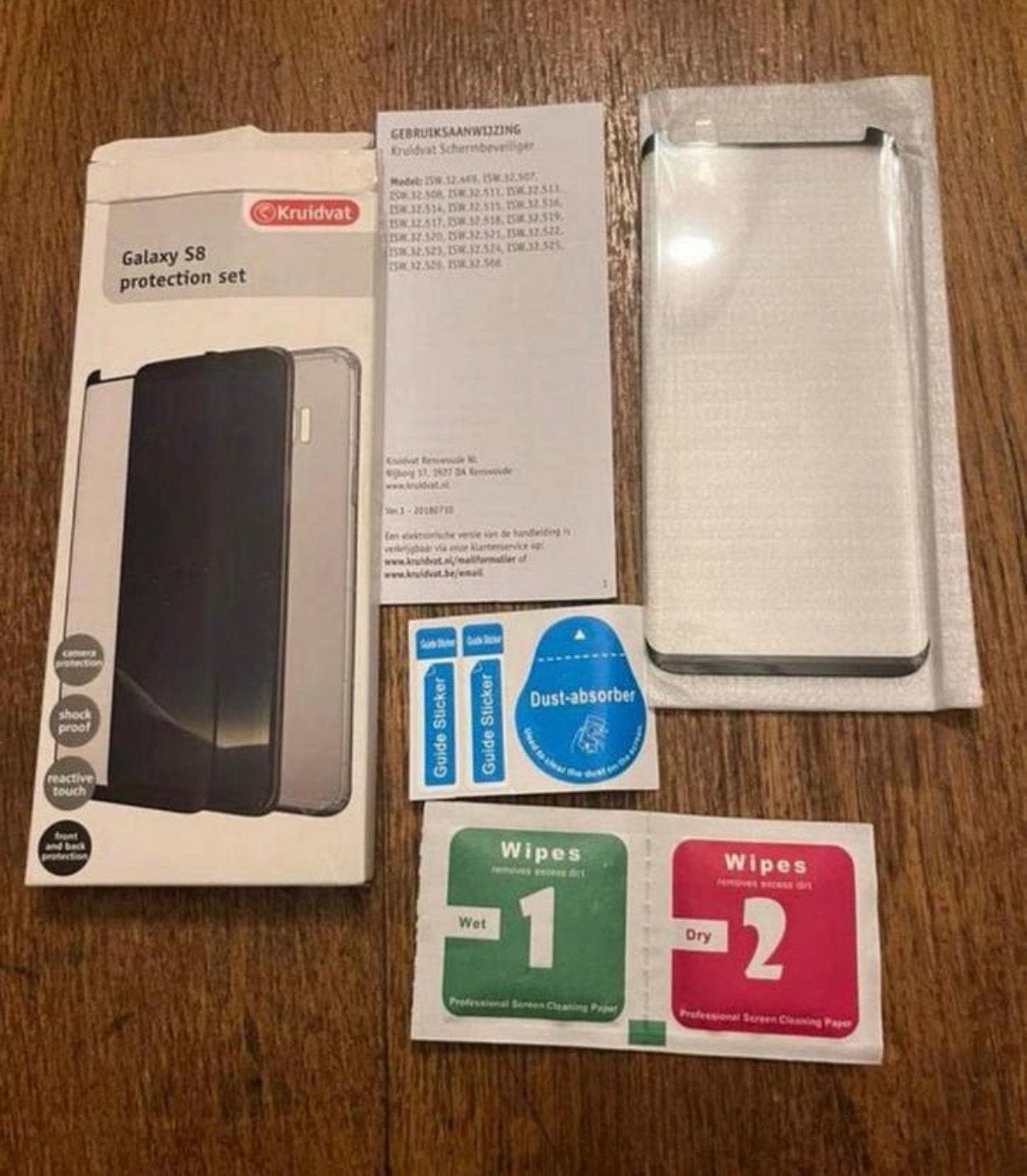 Samsung S8 screenprotector schermbescherming, Ophalen of Verzenden, Nieuw, Overige modellen, Frontje of Cover