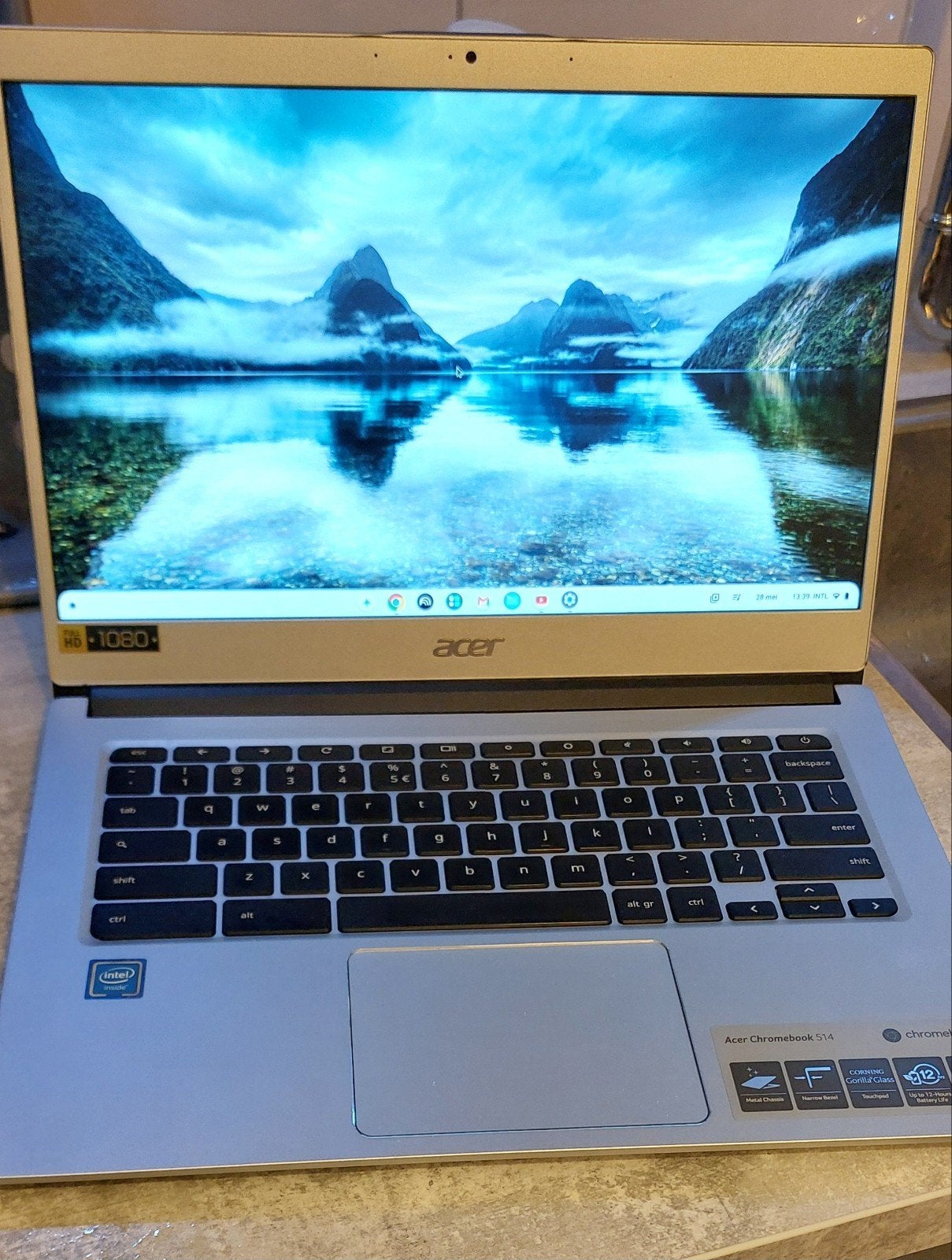 Acer Chromebook 514 In Nieuwstaat, Met videokaart, 64 GB, 14 inch, Ophalen of Verzenden