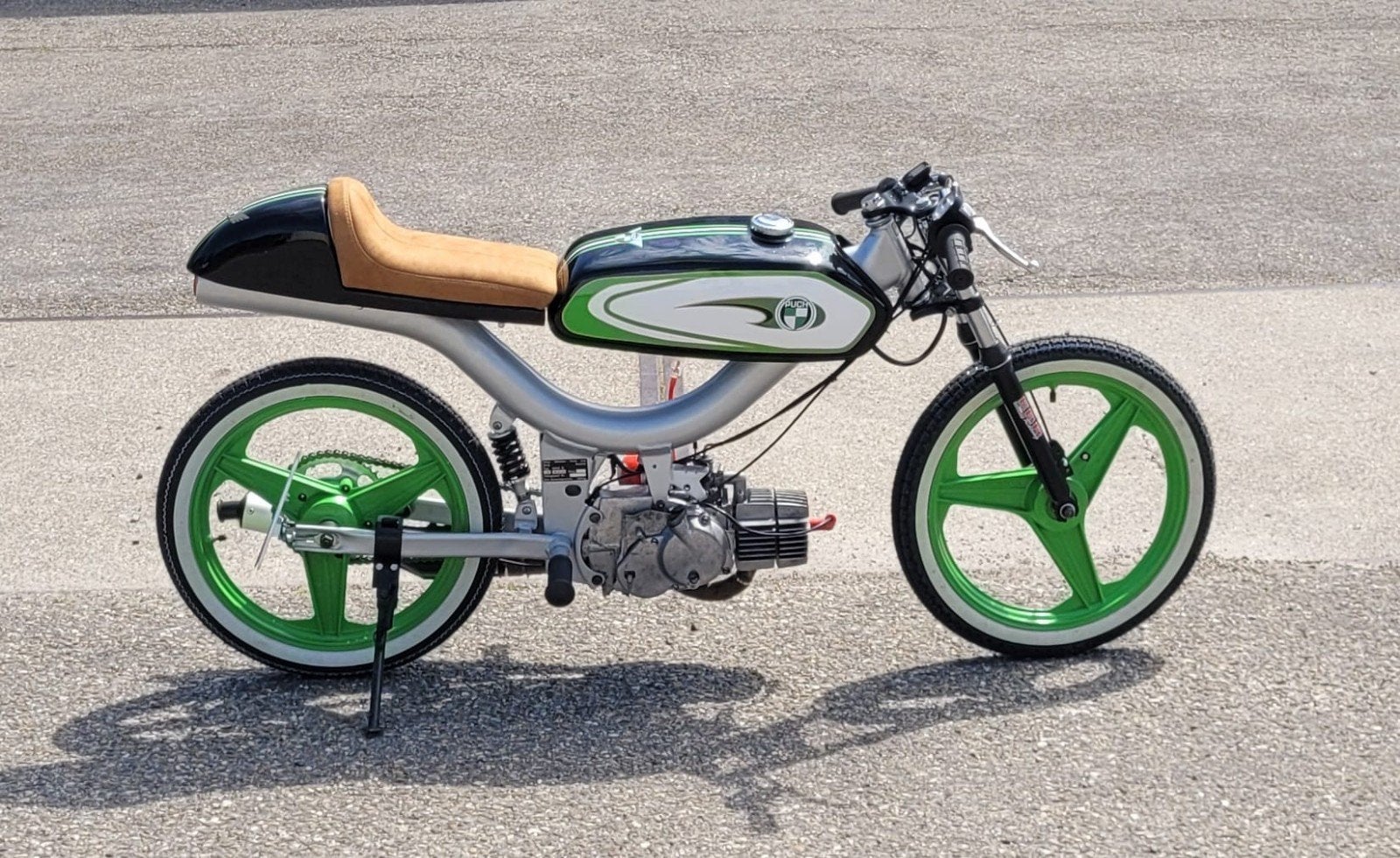 Unieke Puch Racer 70cc, Fietsen en Brommers, Brommers | Puch, Ophalen of Verzenden, Zo goed als nieuw, Overige modellen