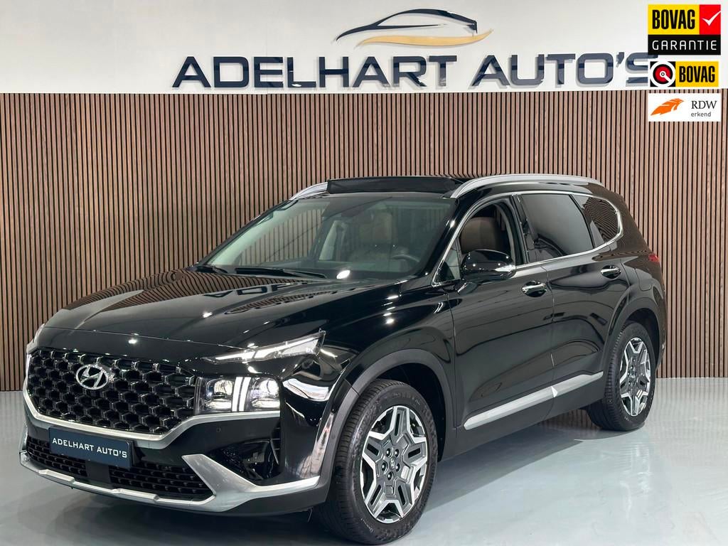 Hyundai Santa Fe 1.6 T-GDI PHEV Premium Plus Sky 7pers / Pan, Santa Fe, Gebruikt, 4 cilinders, 7 stoelen