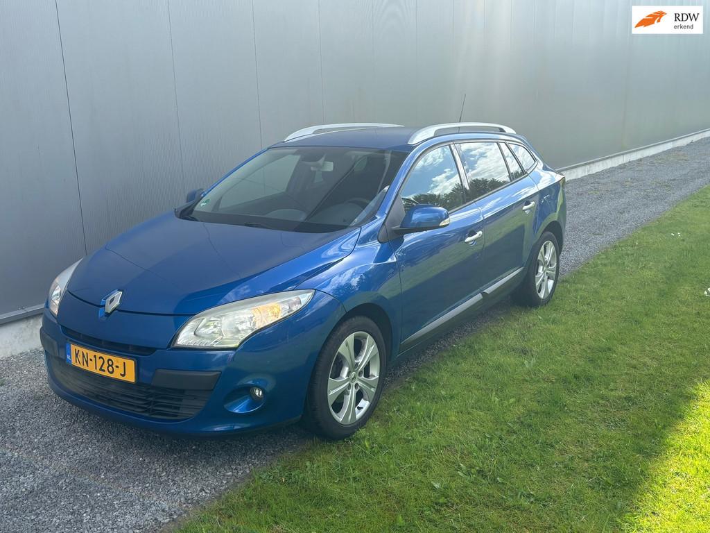 Renault Mégane Estate 1.4 TCe Dynamique|Airco|Elek Pakket|A, Euro 5, 4 cilinders, Blauw, Handgeschakeld