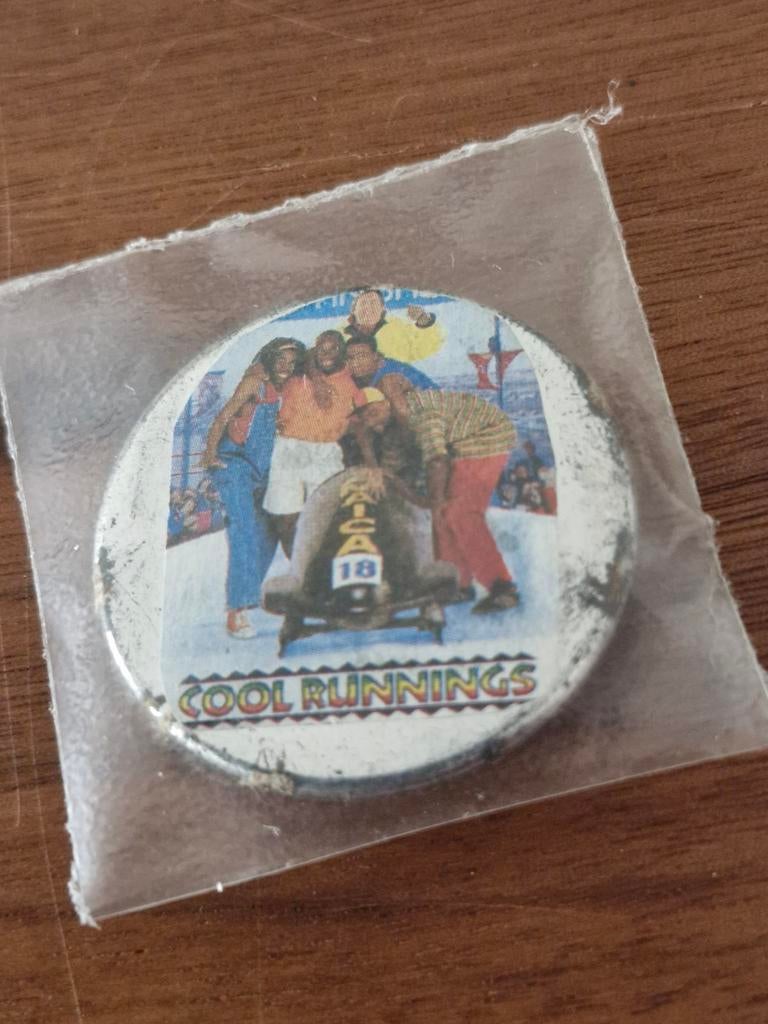 215 Cool Runnings Film Button, Ophalen of Verzenden, Overige onderwerpen