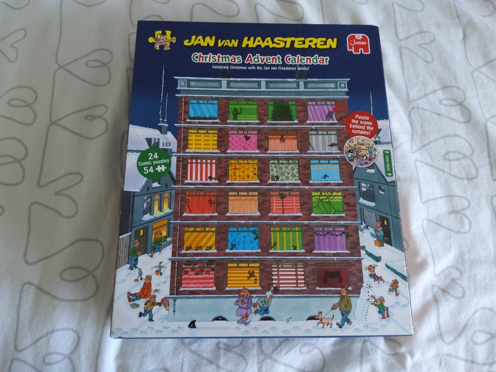 adventspuzzel, Ophalen of Verzenden, 500 t/m 1500 stukjes, Gebruikt, Legpuzzel