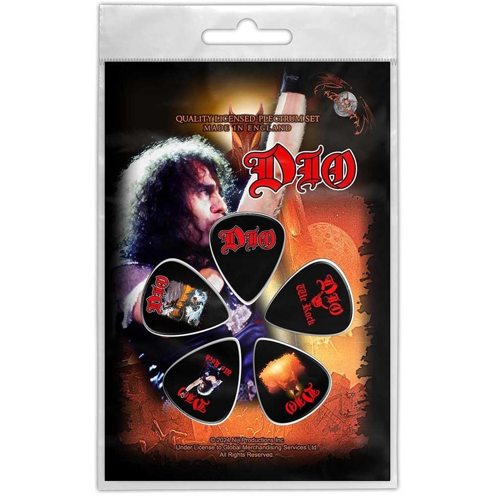 DIO We Rock plectrum pack gitaar plectrums beroemdheden, Info@deconoord.nl, Deco Noord, Nieuw, Ophalen of Verzenden