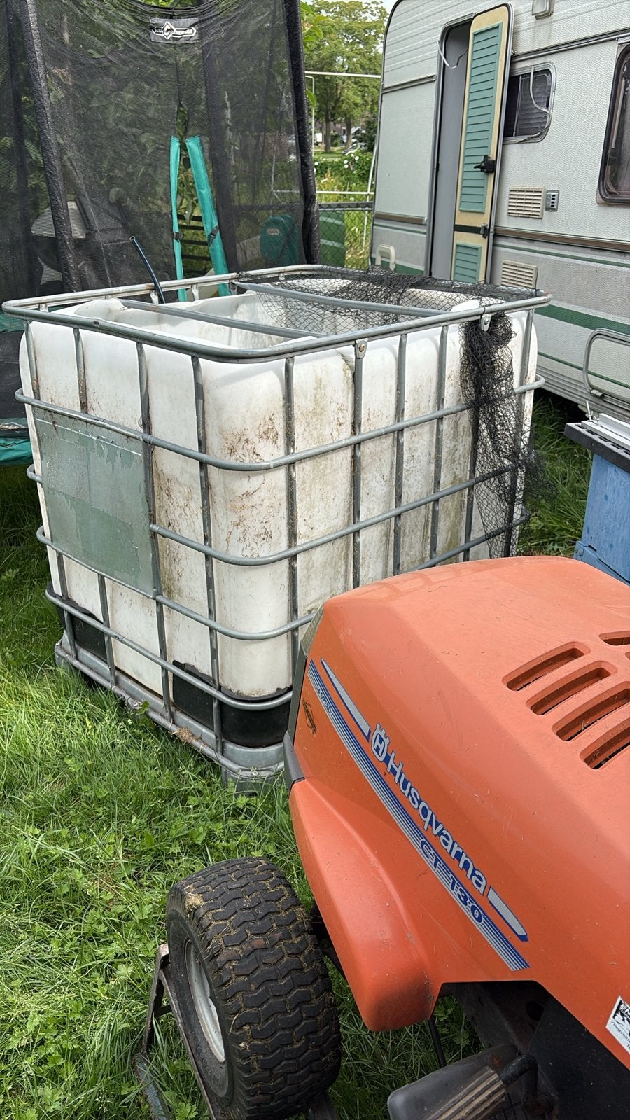 Grote watertank IBC container 1000 liter, Tuin en Terras, 150 liter of meer, Ophalen, Gebruikt, Kunststof