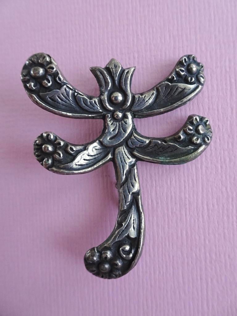 jwg Antiek zilver libelle Djokja broche insect art nouveau, Sieraden, Tassen en Uiterlijk, Antieke sieraden, Verzenden, Zilver