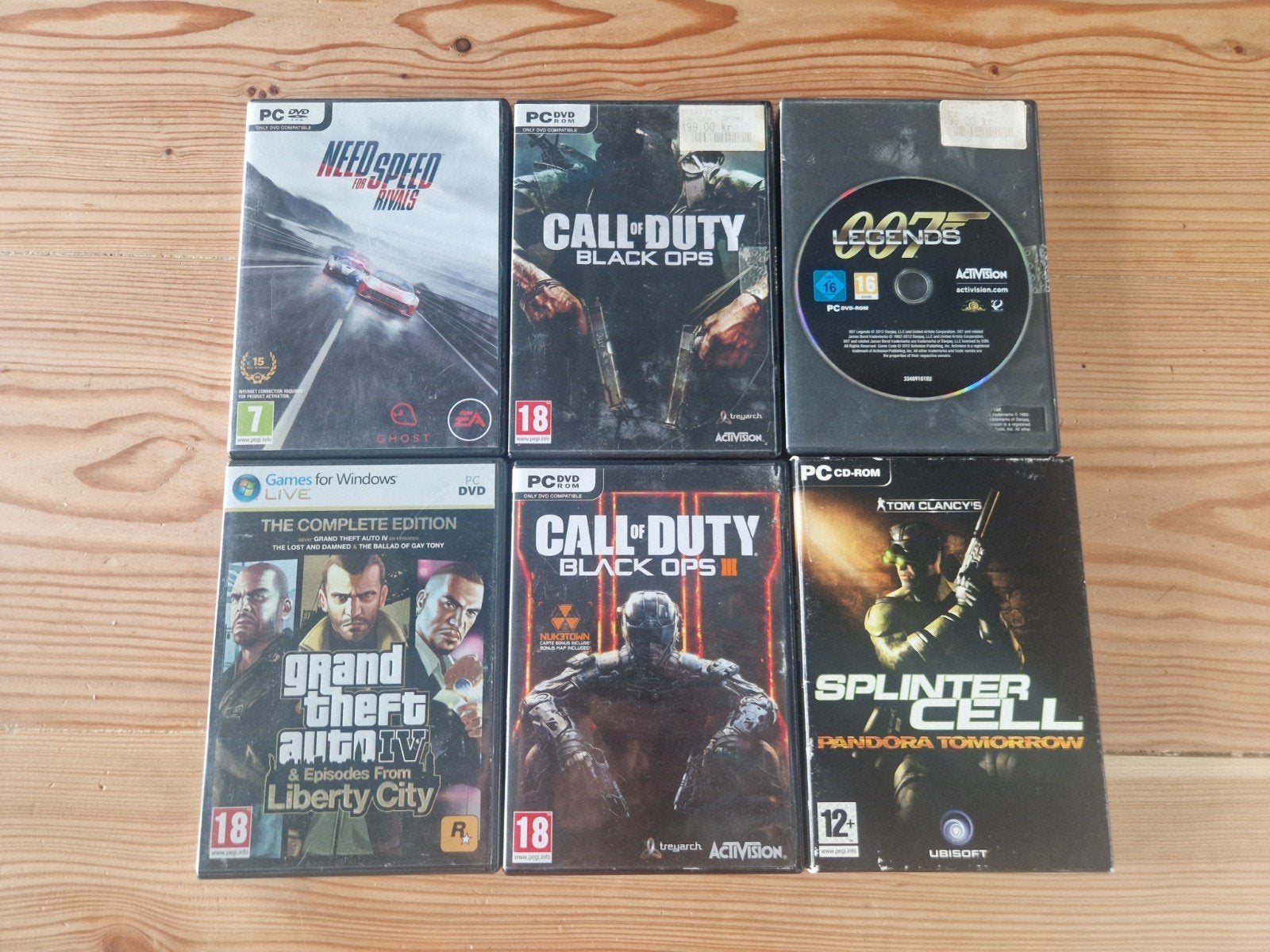 6x Pc Disc Games Bundel, Spelcomputers en Games, Ophalen of Verzenden, Gebruikt, Eén computer