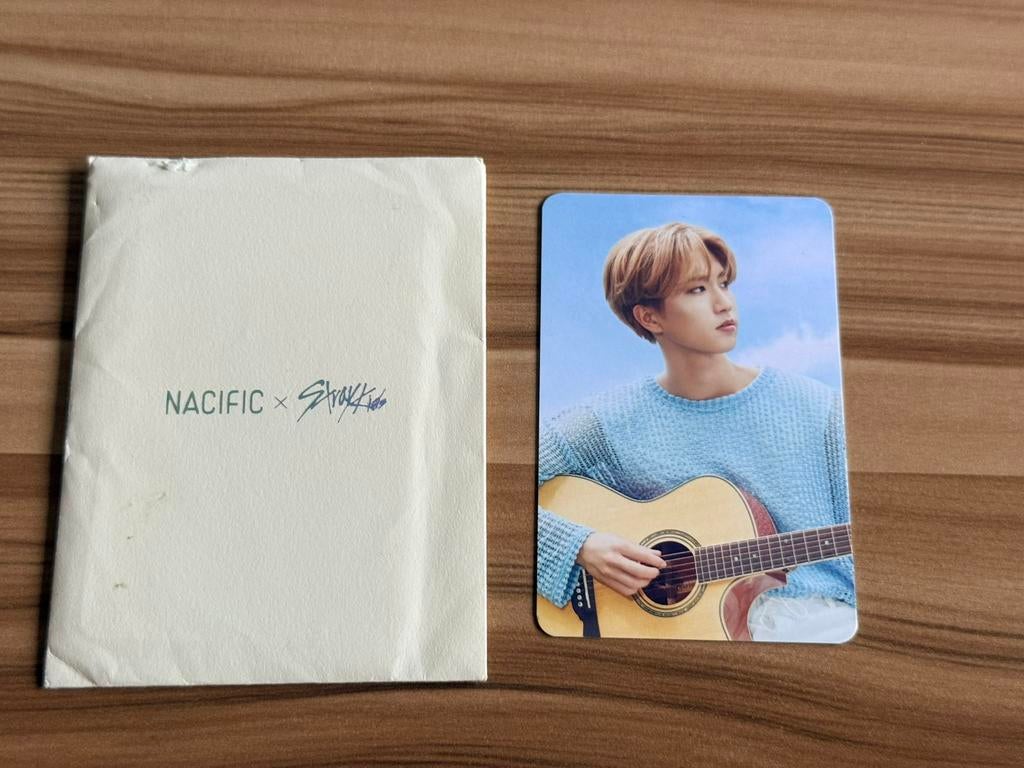 Stray Kids Han photo card nacific, Ophalen of Verzenden, Zo goed als nieuw, Foto of Kaart