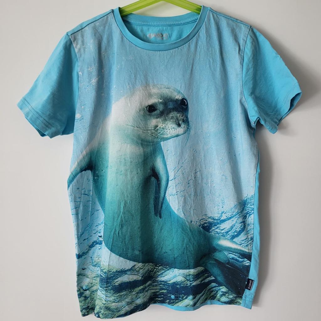 Jako-O T-shirt met zeehond print, maat 140/146, Jako-O, Gebruikt, Ophalen of Verzenden, Shirt of Longsleeve