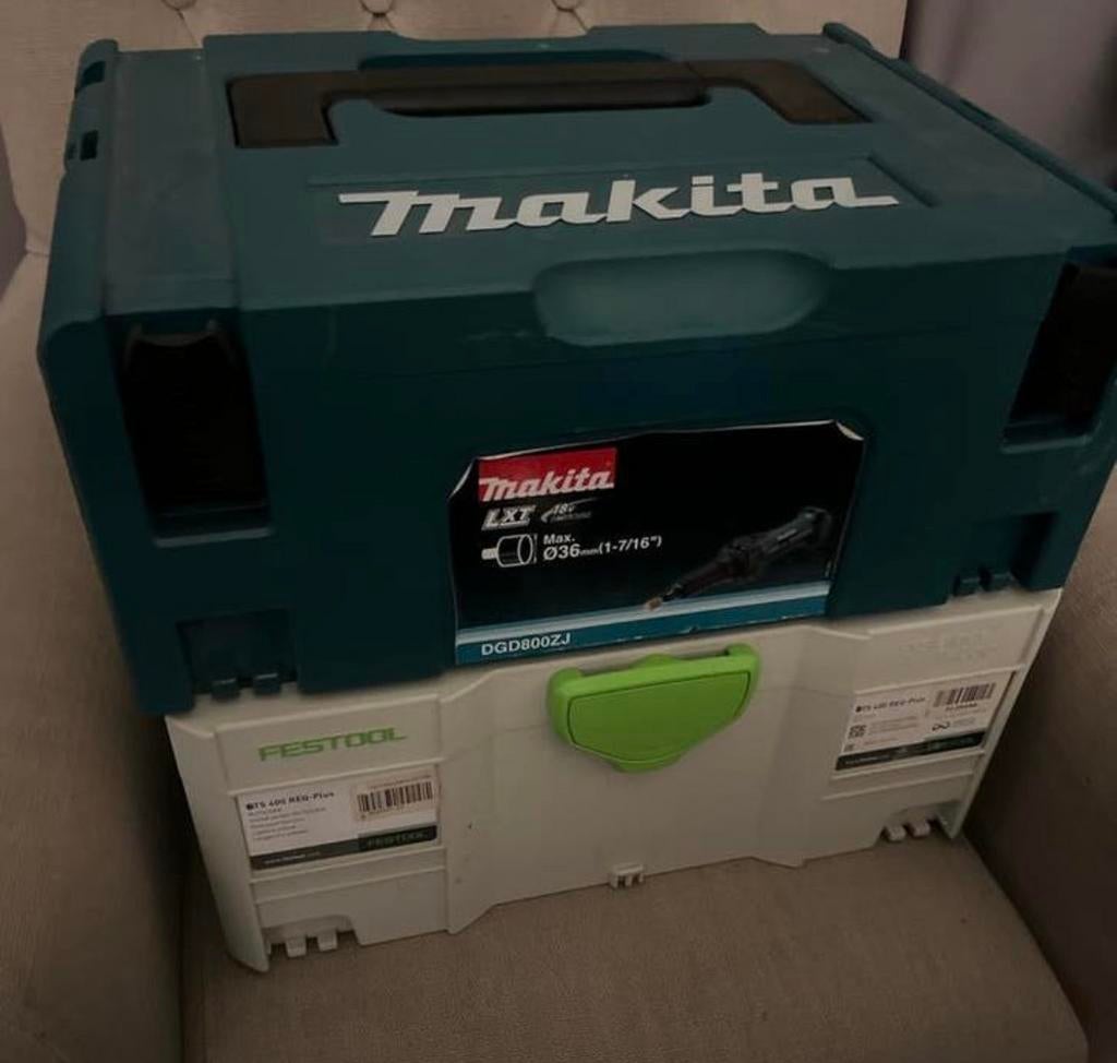 1 makita en 1 festool koffer, Doe-het-zelf en Verbouw, Gereedschapskisten, Ophalen, Zo goed als nieuw