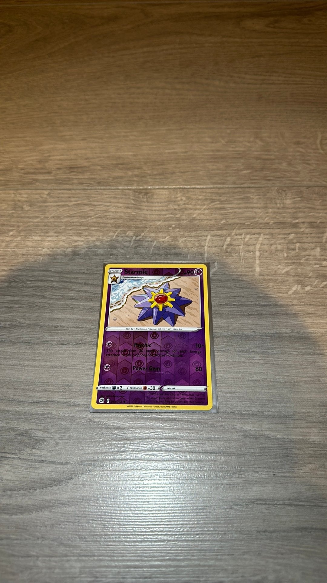 Starmie 055/172 Reverse Holo, Ophalen of Verzenden, Zo goed als nieuw