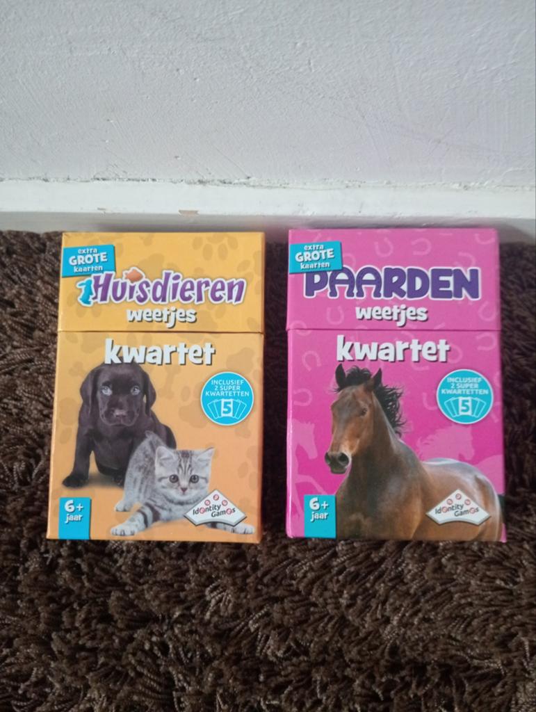 Kwartet, Een of twee spelers, Ophalen of Verzenden, Zo goed als nieuw, Identity Games