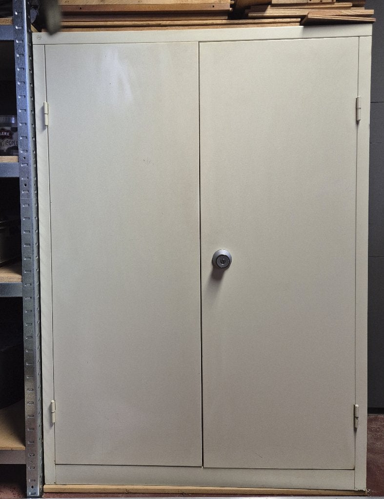 Stalen archiefkast, Ophalen, Gebruikt, 50 tot 100 cm, Metaal