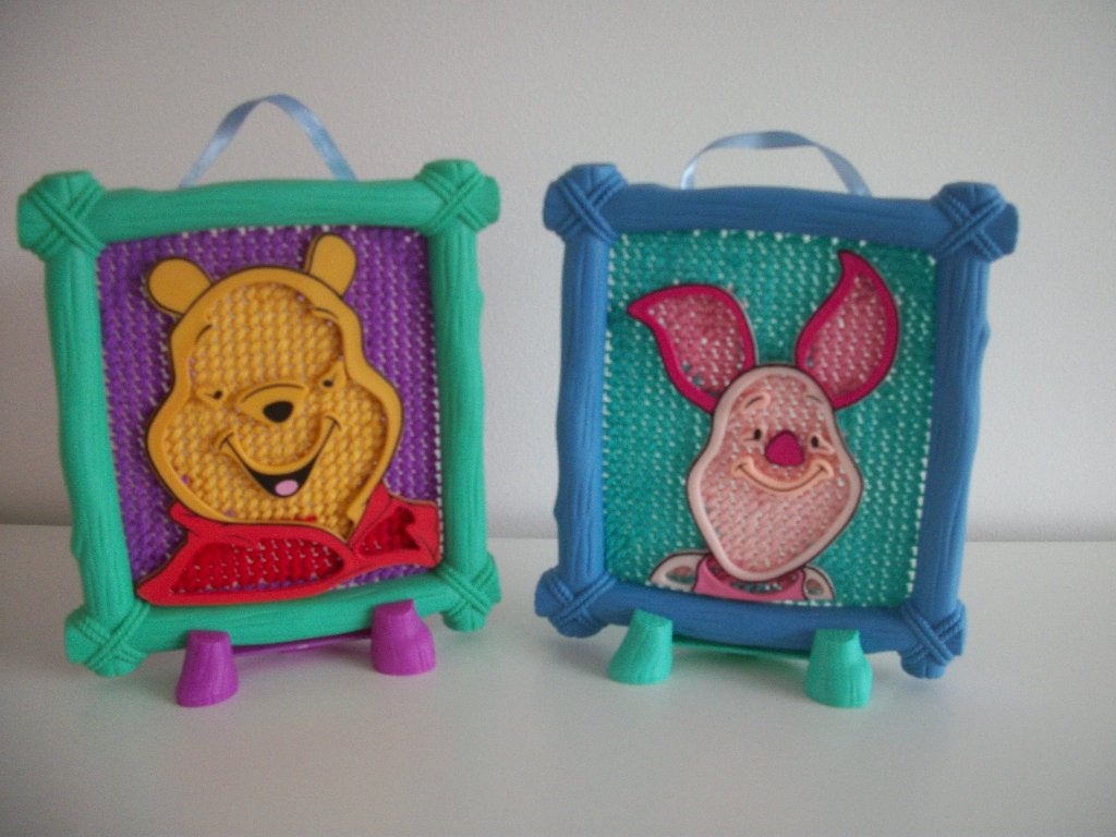 Winnie de Poeh Knorretje - Borduurwerk 17 x 20 - zgan p.stuk, Ophalen of Verzenden, Winnie de Poeh of vrienden, Zo goed als nieuw